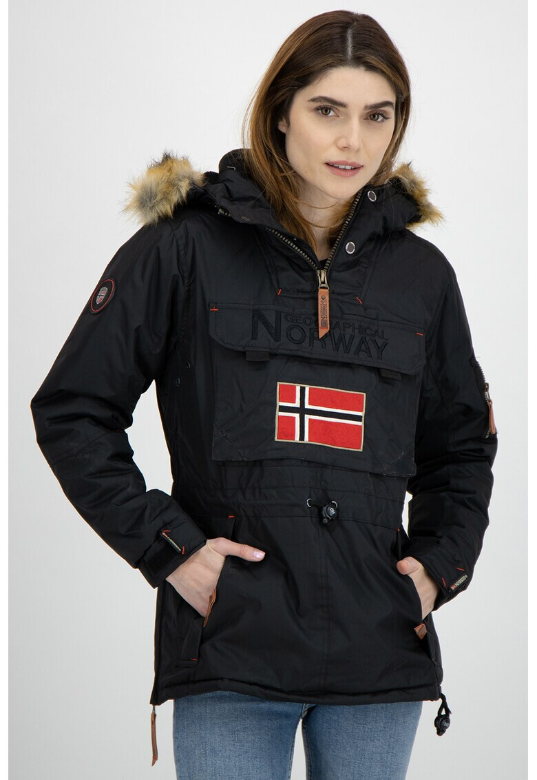 Geographical Norway Зимно яке с качулка - Pepit.bg