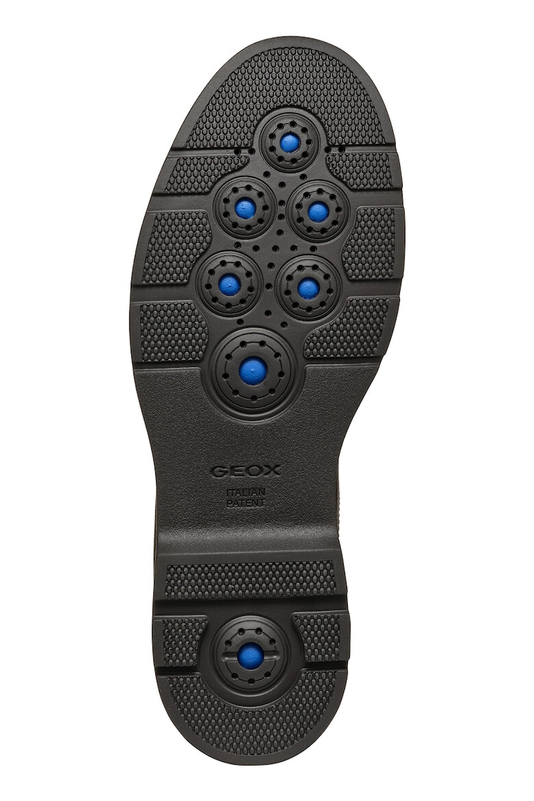 Geox Кожени боти Chelsea - Тъмнокафяв - Pepit.bg