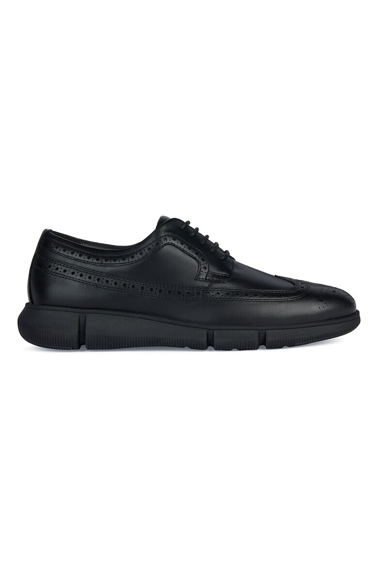 Geox Кожени обувки с Brogue дизайн - Pepit.bg