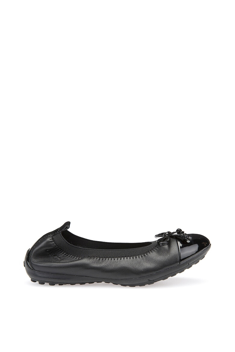 Geox Leather Flats With Bow Detail - Pepit.bg