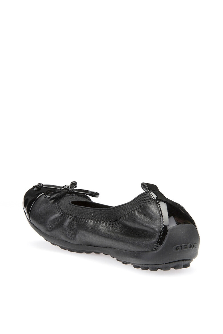 Geox Leather Flats With Bow Detail - Pepit.bg