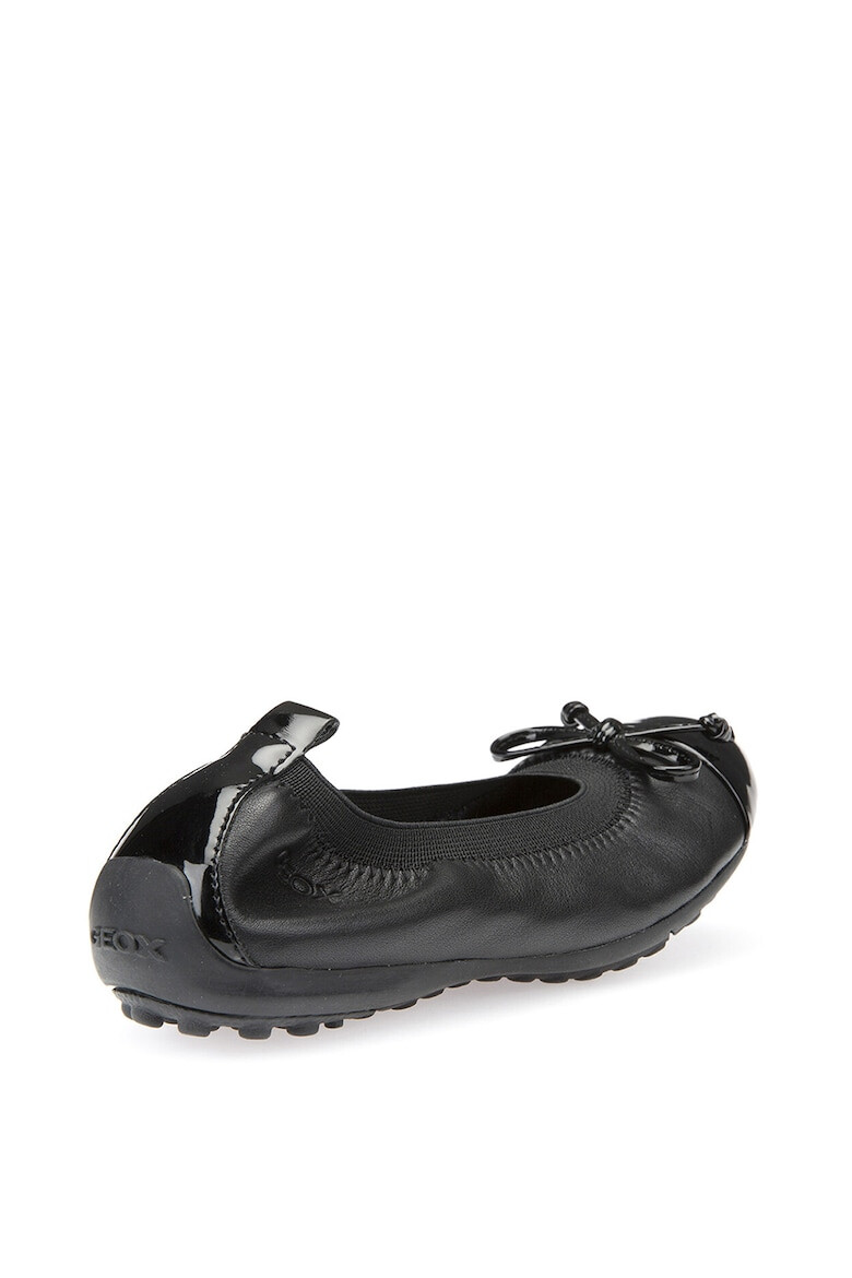 Geox Leather Flats With Bow Detail - Pepit.bg