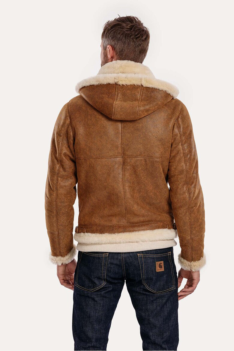 Gerali Яке Vintage Aviator от кожа - Камел - Pepit.bg