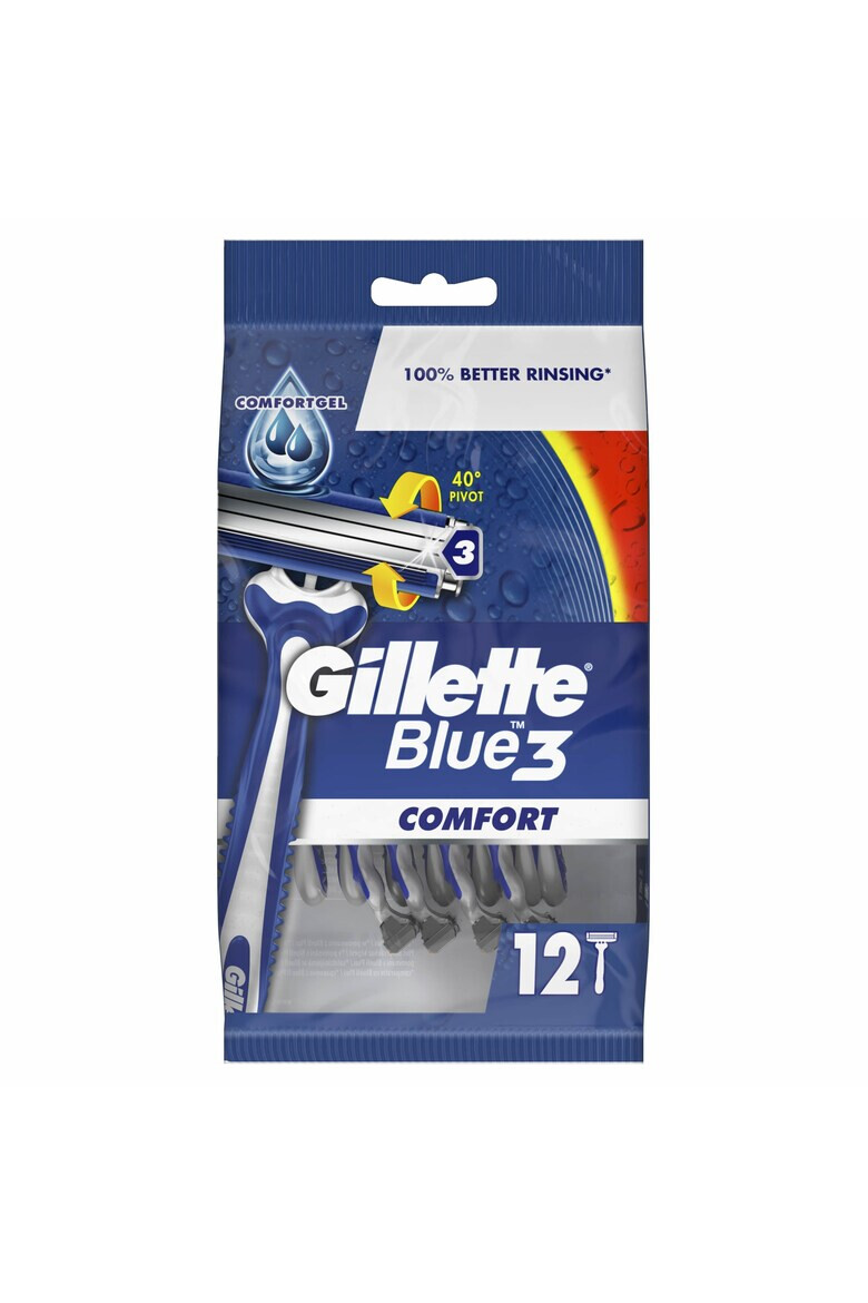 Gillette Самобръсначка Blue3 Regular 12 бр - Pepit.bg