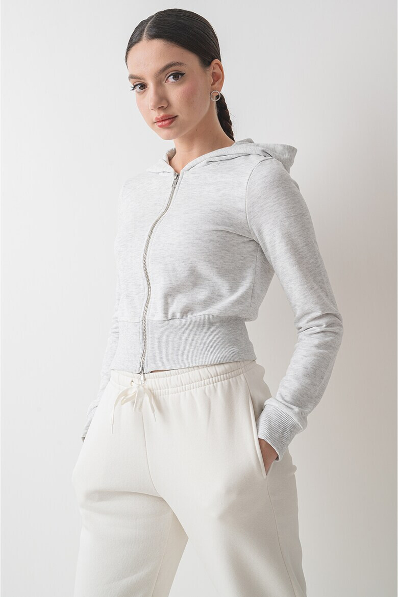 Gina Tricot Късо худи с цип - Pepit.bg
