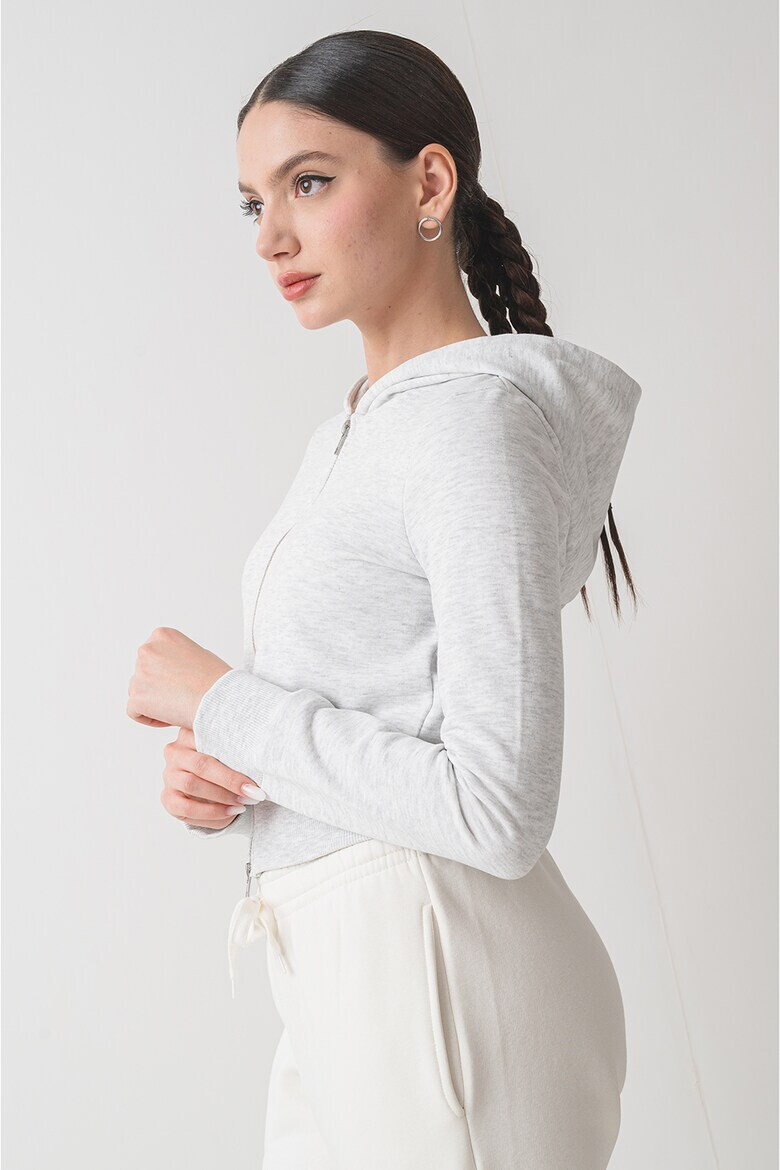Gina Tricot Късо худи с цип - Pepit.bg