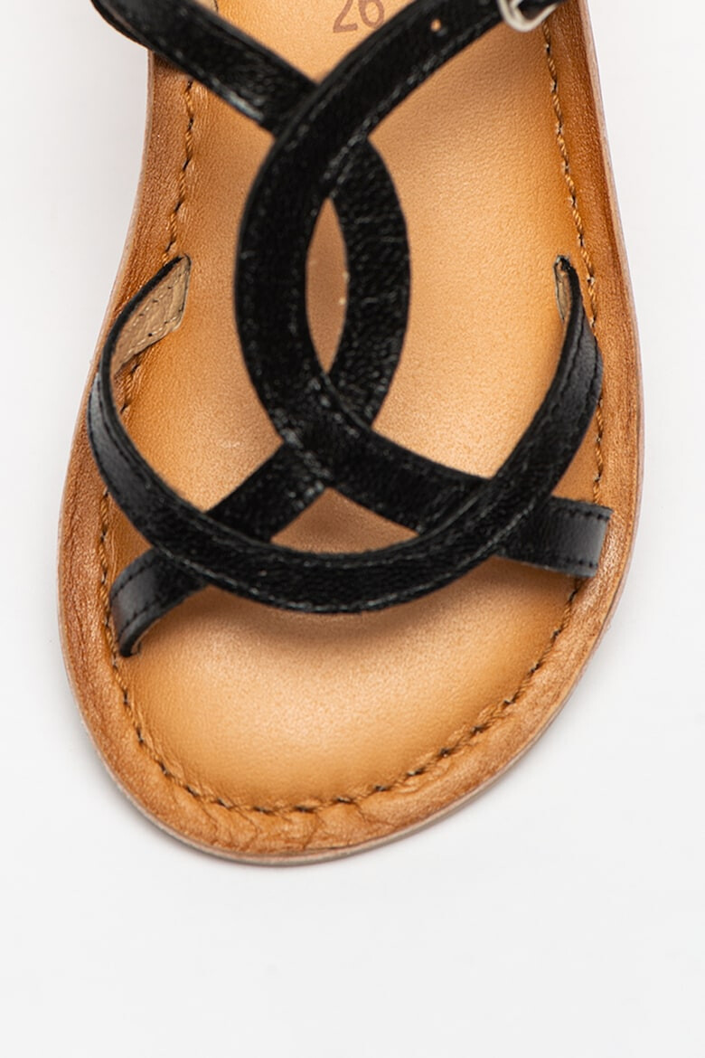 Gioseppo Кожени сандали Bally с кръстосани каишки - Pepit.bg