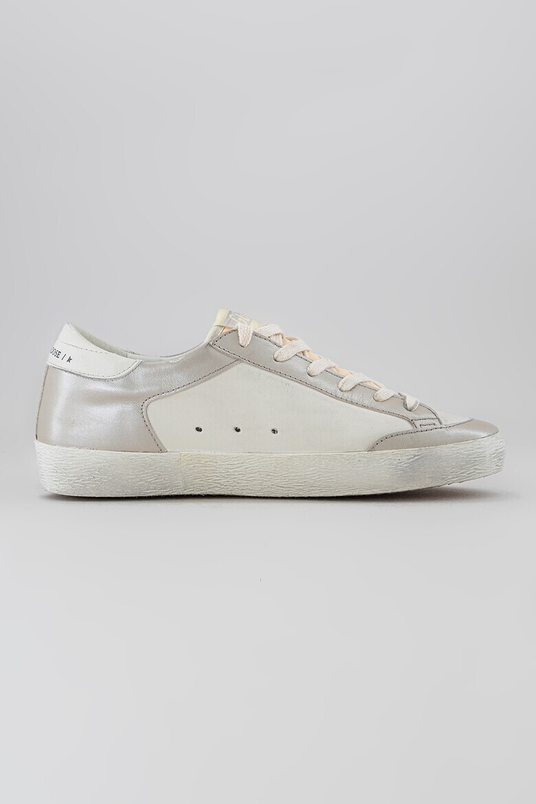 GOLDEN GOOSE Кожени кецове с контрасти - Pepit.bg