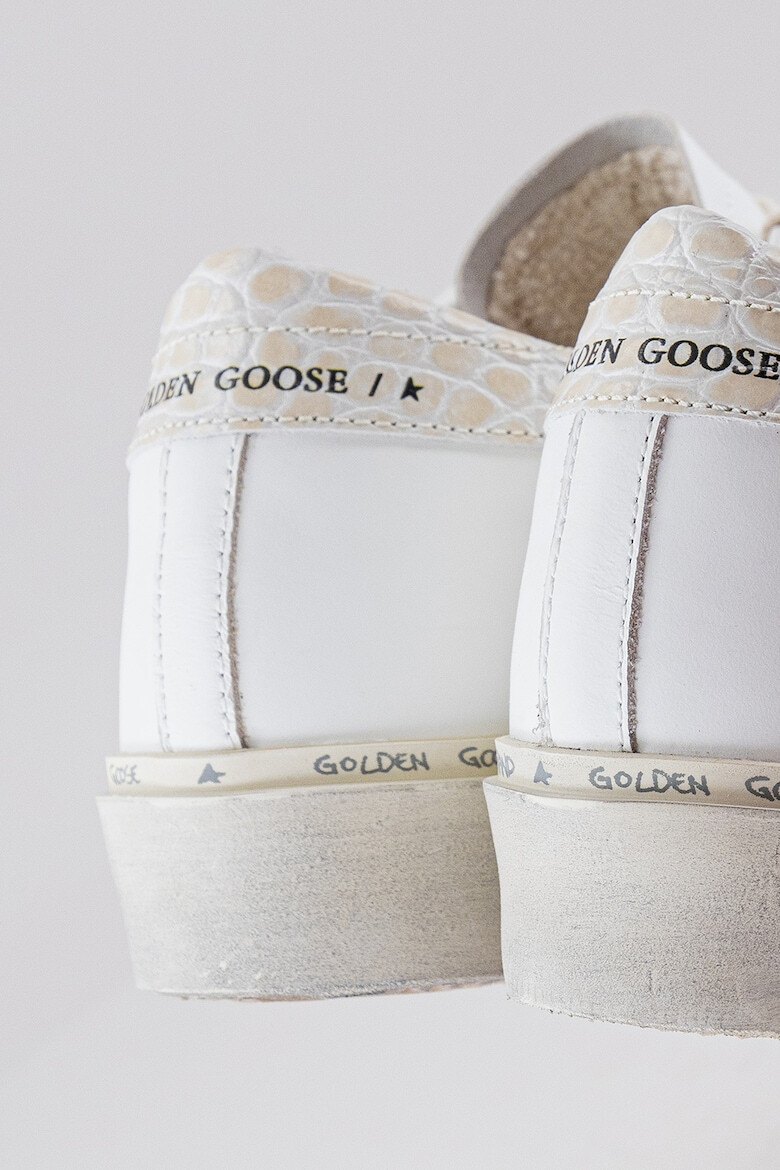 GOLDEN GOOSE Кожени кецове с контрасти - Pepit.bg