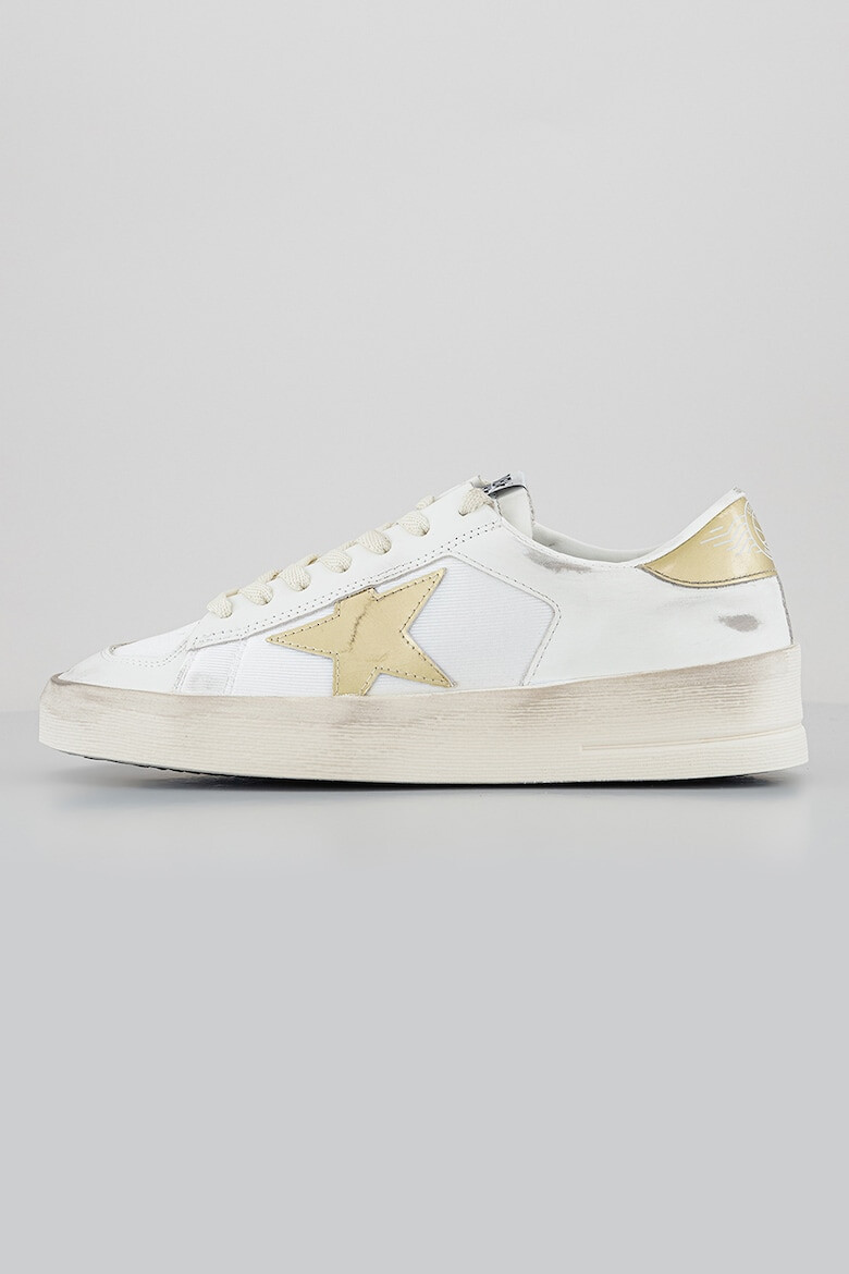 GOLDEN GOOSE Кожени спортни обувки Stardan - Pepit.bg