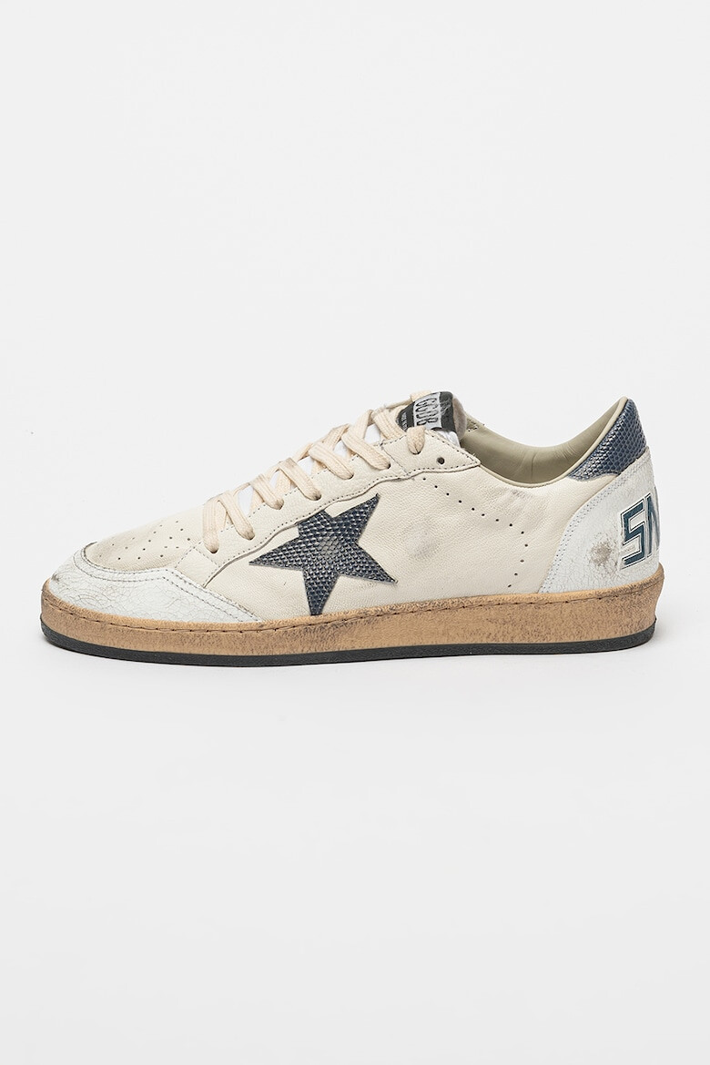 GOLDEN GOOSE Кожени спортни обувки Ball Star - Pepit.bg