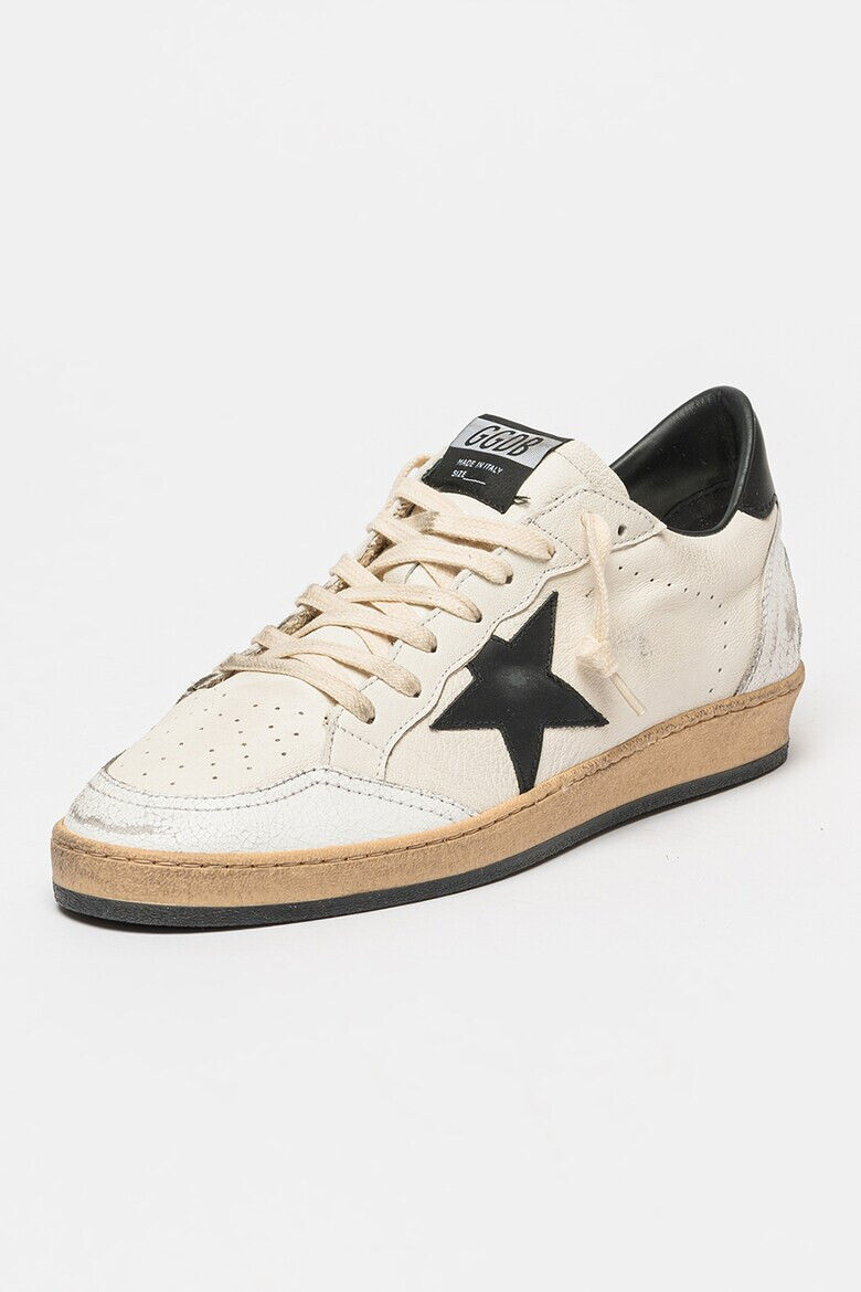 GOLDEN GOOSE Кожени спортни обувки деграде Ball Star - Pepit.bg