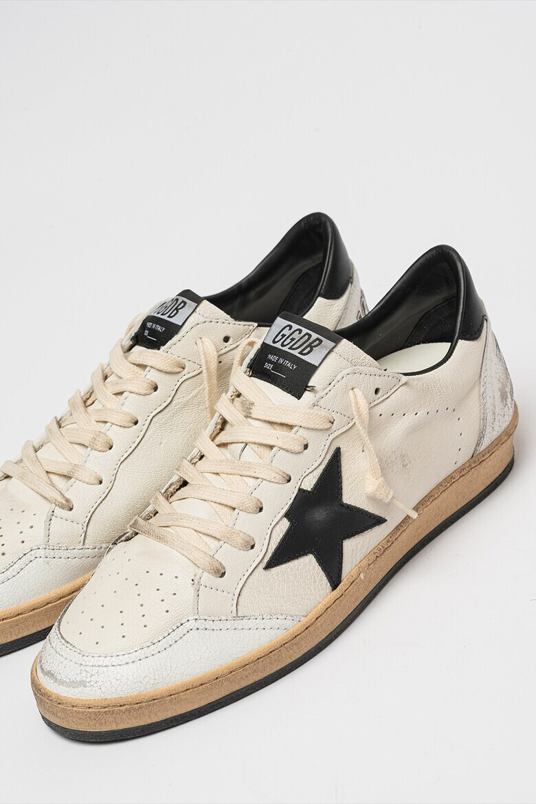 GOLDEN GOOSE Кожени спортни обувки деграде Ball Star - Pepit.bg