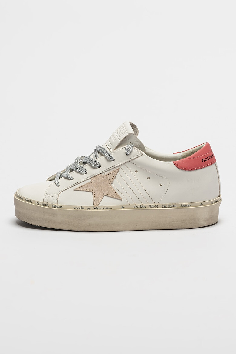 GOLDEN GOOSE Кожени спортни обувки Hi Star - Pepit.bg