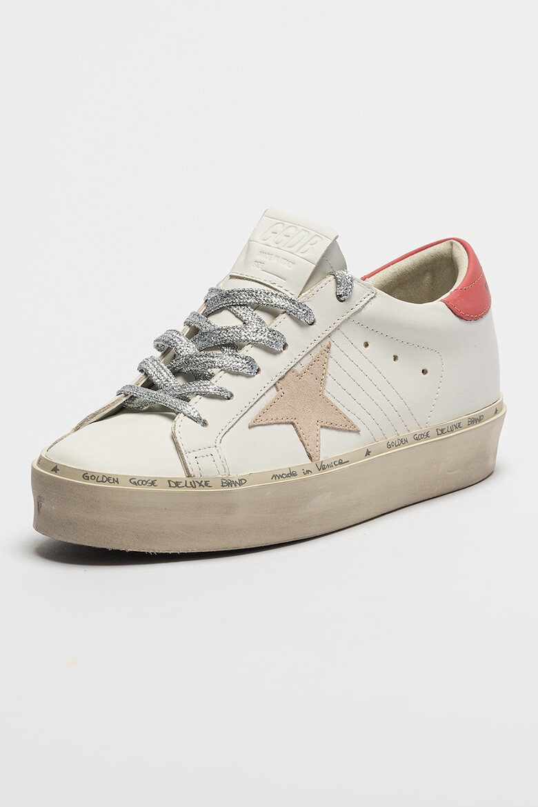 GOLDEN GOOSE Кожени спортни обувки Hi Star - Pepit.bg