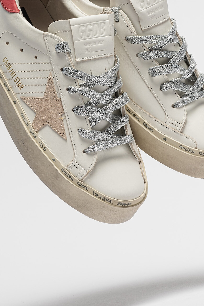 GOLDEN GOOSE Кожени спортни обувки Hi Star - Pepit.bg