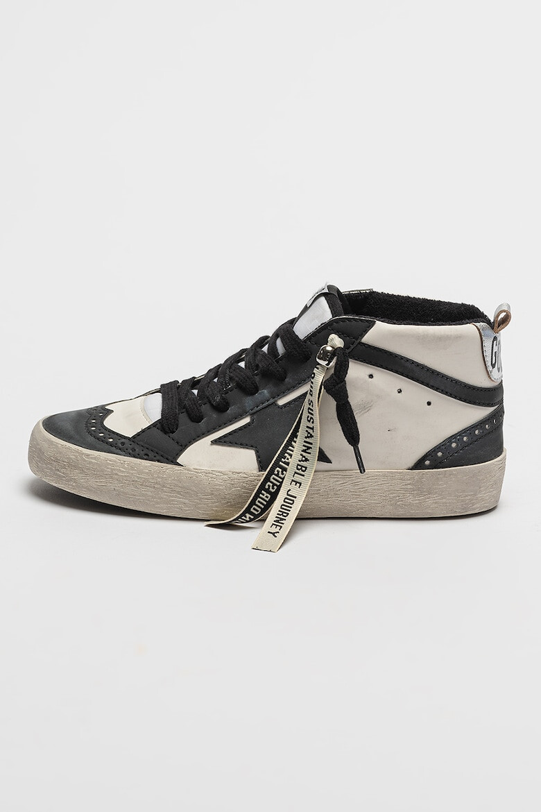 GOLDEN GOOSE Кожени спортни обувки Mid/Star - Pepit.bg