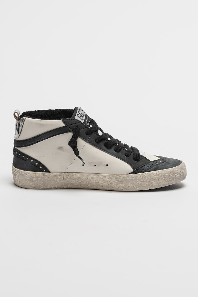 GOLDEN GOOSE Кожени спортни обувки Mid/Star - Pepit.bg