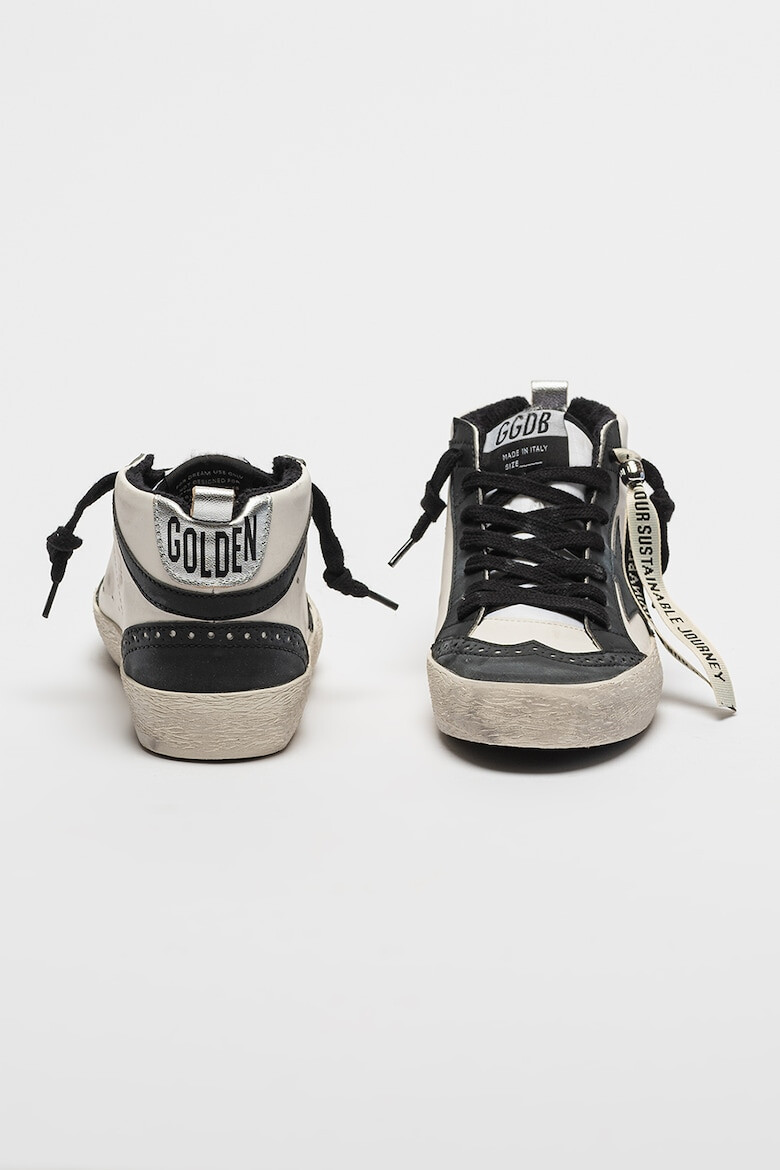 GOLDEN GOOSE Кожени спортни обувки Mid/Star - Pepit.bg