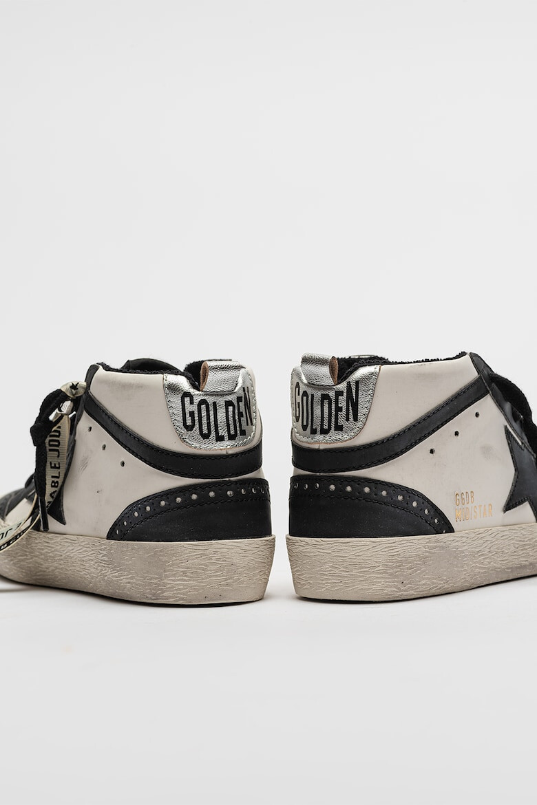 GOLDEN GOOSE Кожени спортни обувки Mid/Star - Pepit.bg