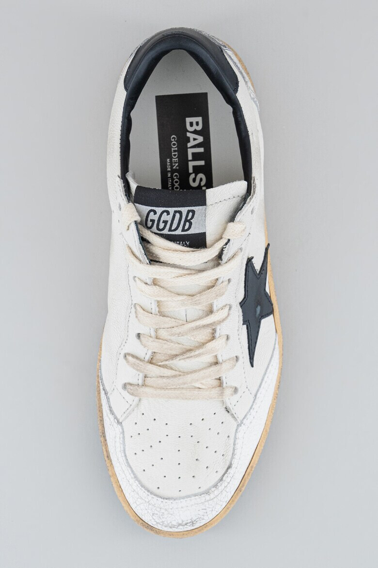 GOLDEN GOOSE Кожени спортни обувки с лого - Pepit.bg