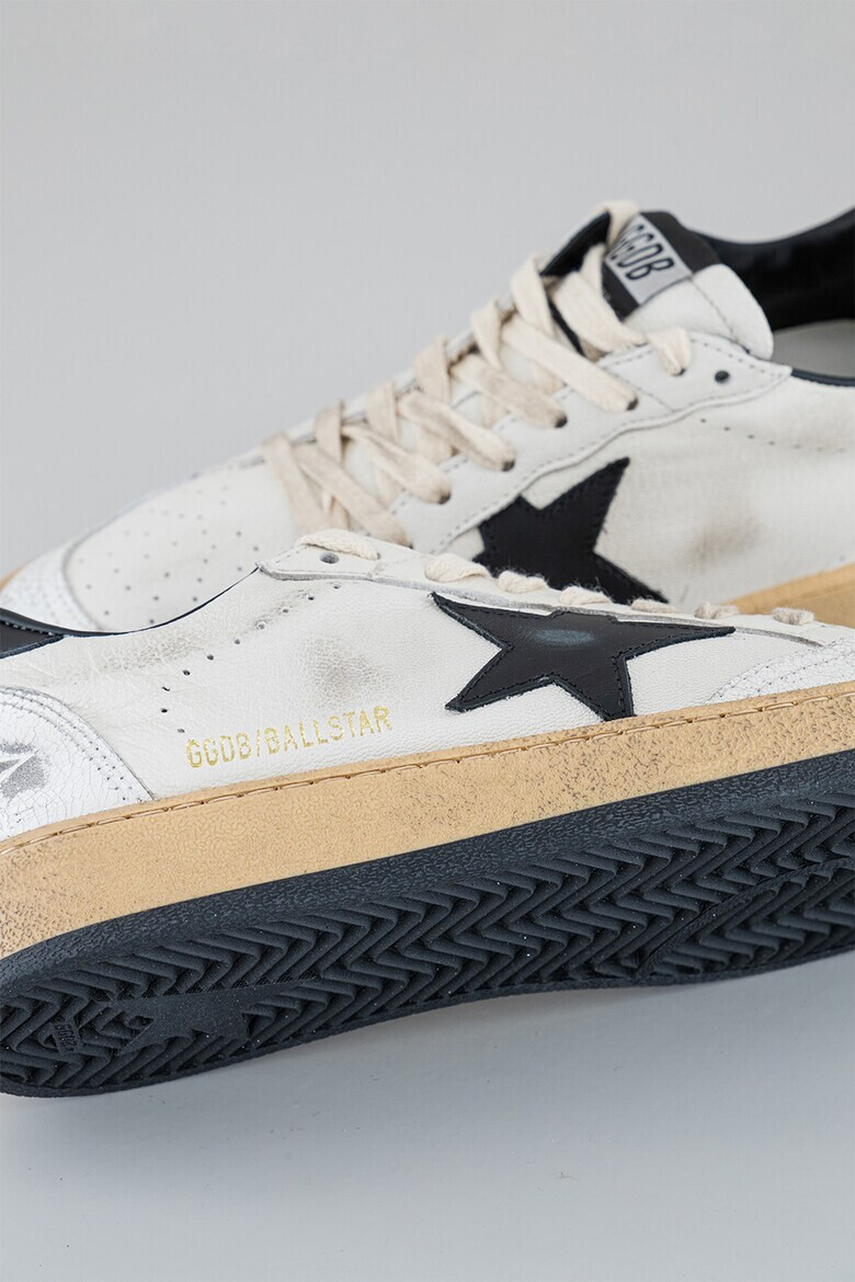 GOLDEN GOOSE Кожени спортни обувки с лого - Pepit.bg