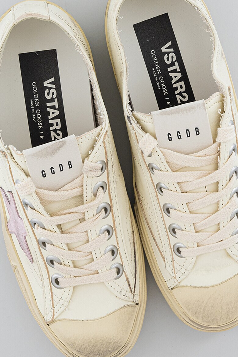 GOLDEN GOOSE Кожени спортни обувки с лого - Pepit.bg