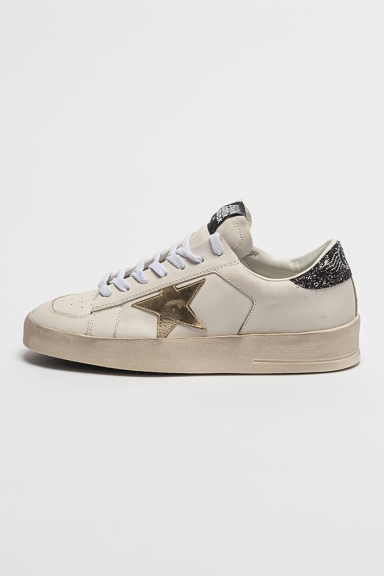 GOLDEN GOOSE Кожени спортни обувки Stardan - Pepit.bg