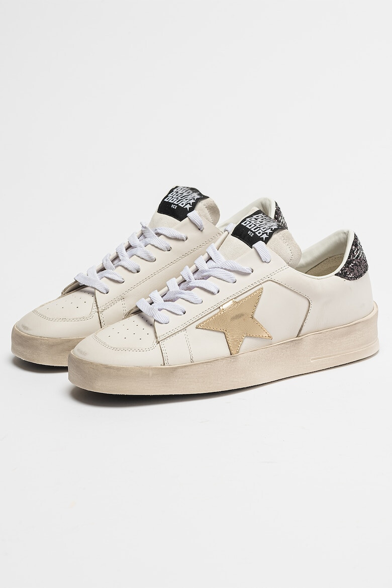 GOLDEN GOOSE Кожени спортни обувки Stardan - Pepit.bg