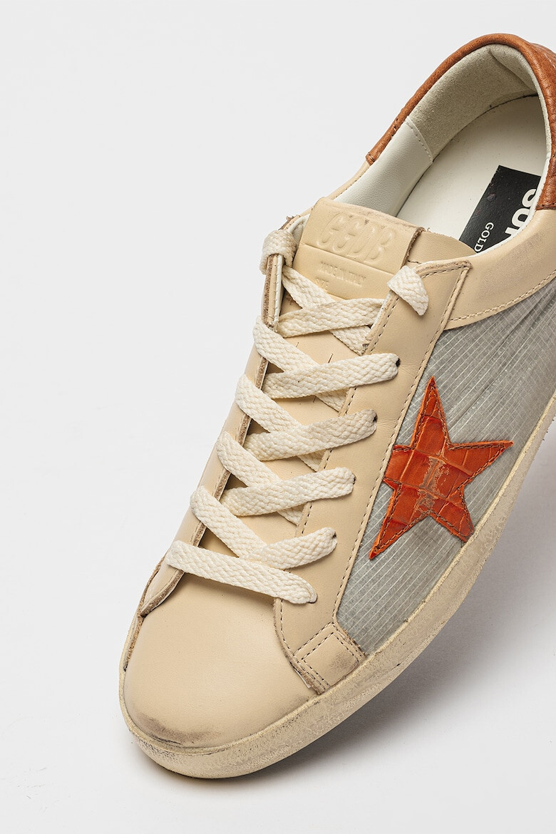 GOLDEN GOOSE Кожени спортни обувки Super-Star Double деграде - Pepit.bg