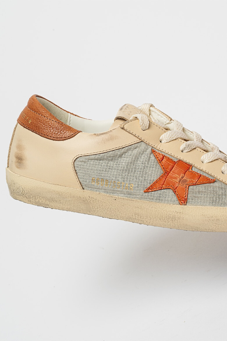 GOLDEN GOOSE Кожени спортни обувки Super-Star Double деграде - Pepit.bg