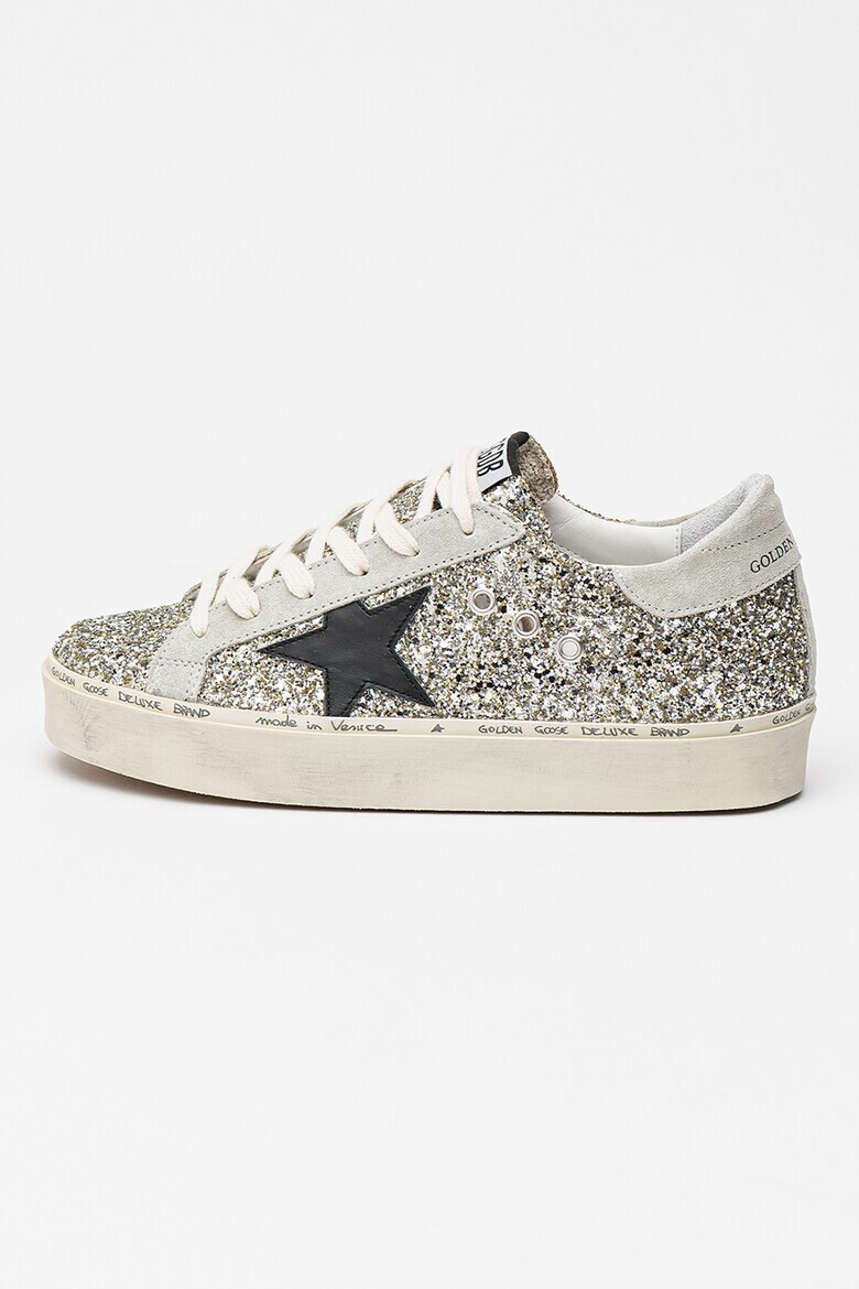 GOLDEN GOOSE Спортни обувки Hi Star с велур - Pepit.bg