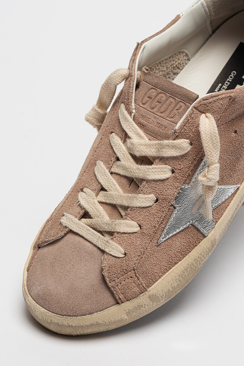 GOLDEN GOOSE Спортни обувки Super-Star Classic с велур и кожа - Pepit.bg