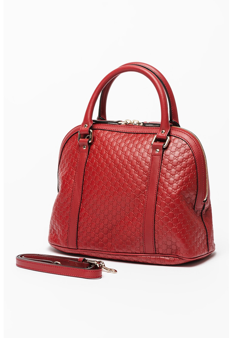 Gucci Кожена чанта с монограм - Pepit.bg