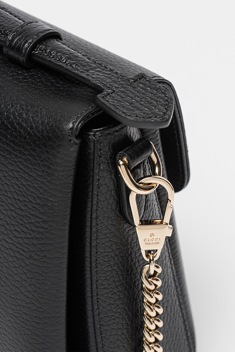 Gucci Кожена чанта с релеф - Pepit.bg