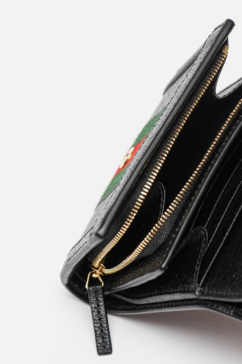 Gucci Портфейл от кожа с капаче и лого - Pepit.bg