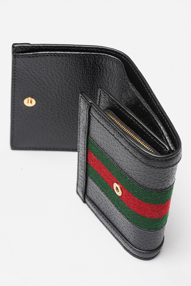 Gucci Портфейл от кожа с капаче и лого - Pepit.bg