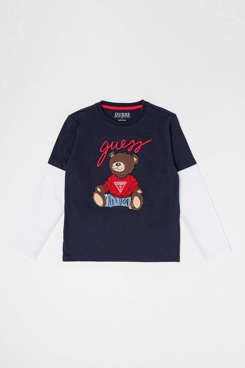 GUESS KIDS GUESS - Блуза с дизайн 2в1 - Pepit.bg