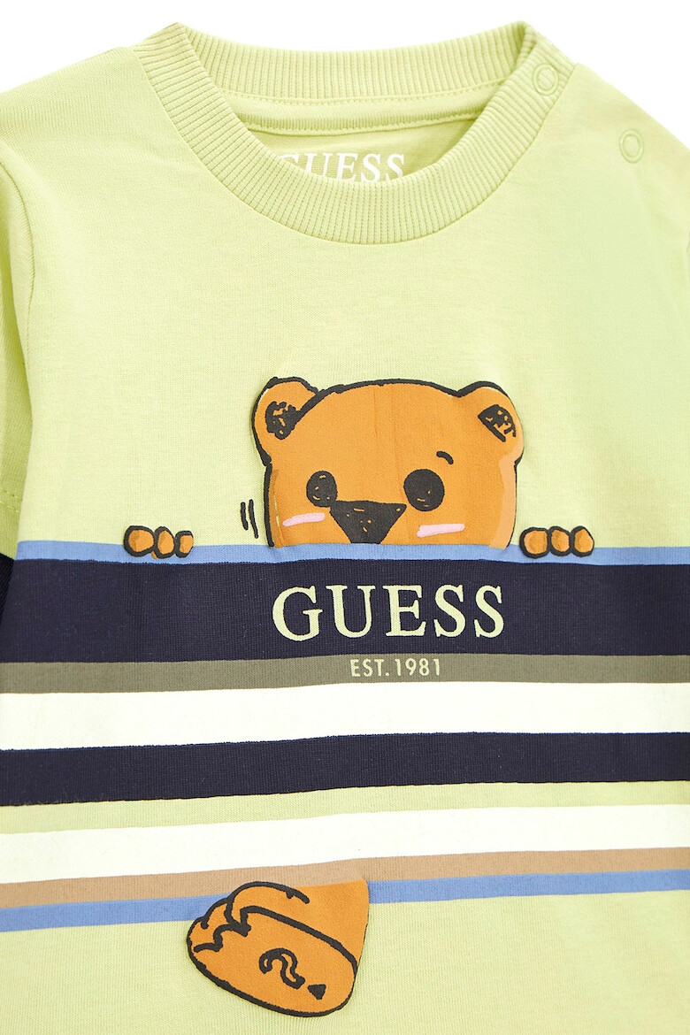 GUESS KIDS GUESS Блуза с принт и дънки - Pepit.bg