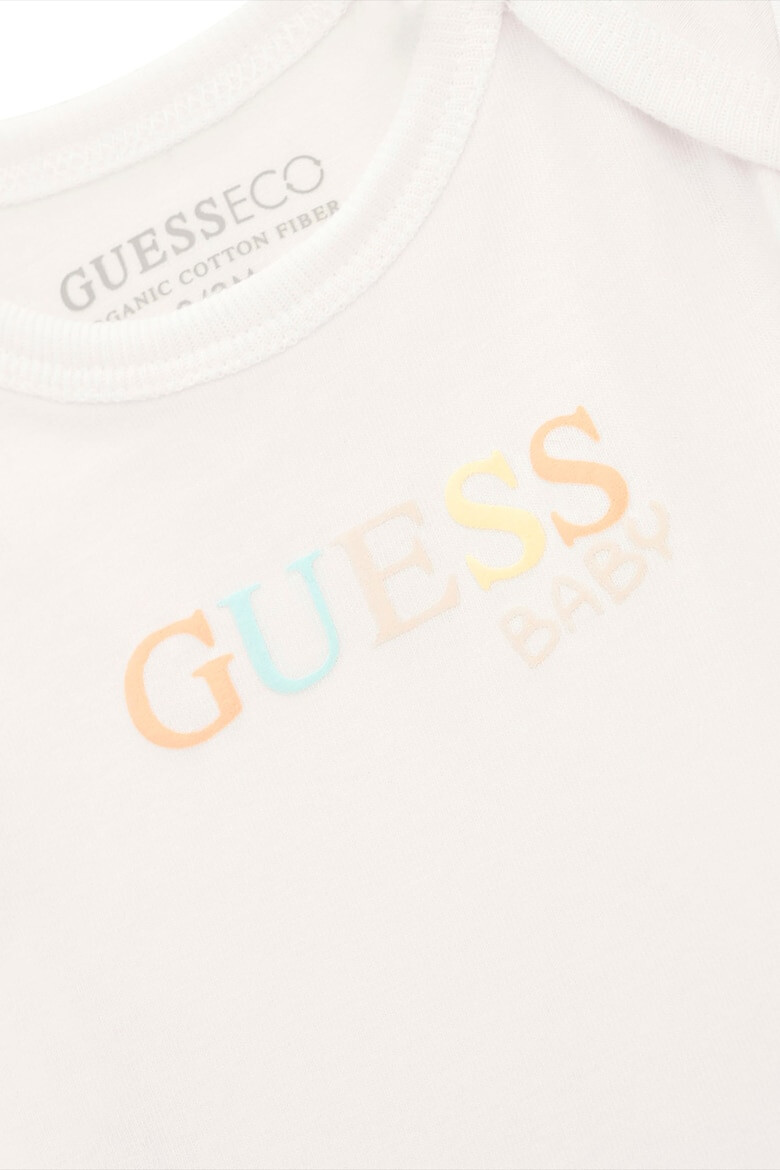 GUESS KIDS GUESS - Боди с къси ръкави и лого - Pepit.bg