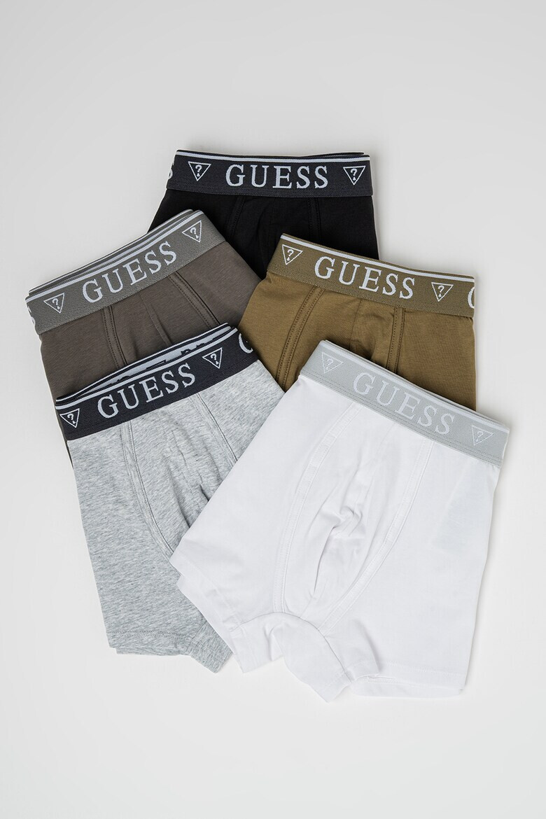 GUESS Боксерки с еластична талия - 5 чифта - Pepit.bg