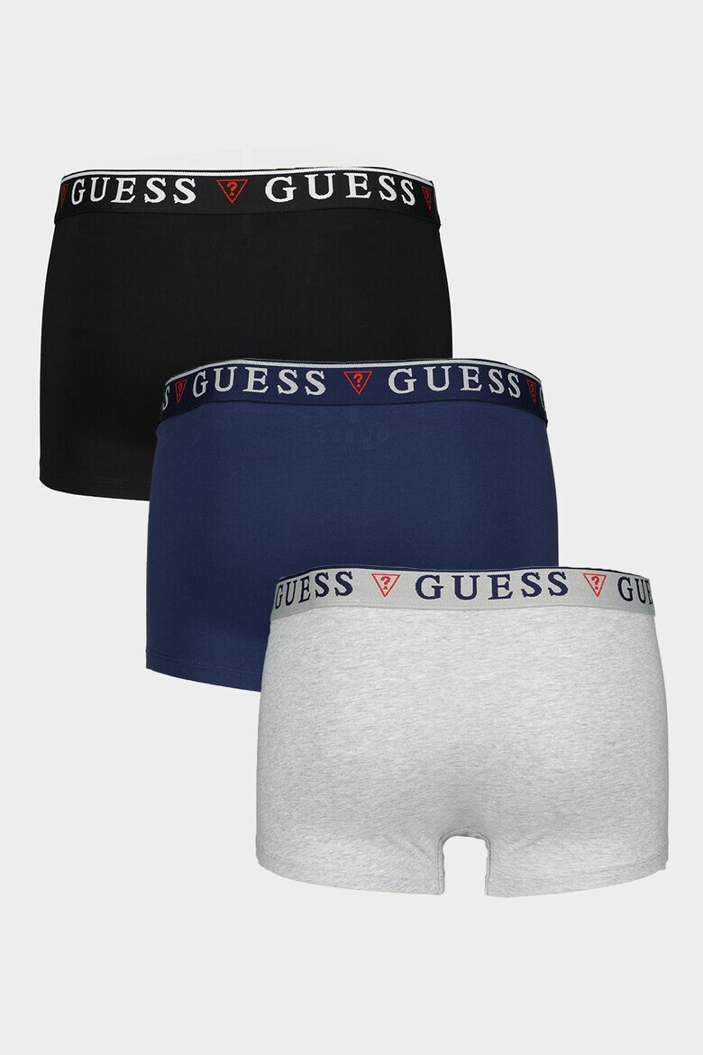 GUESS Боксерки с лого на талията - 3 чифта - Pepit.bg