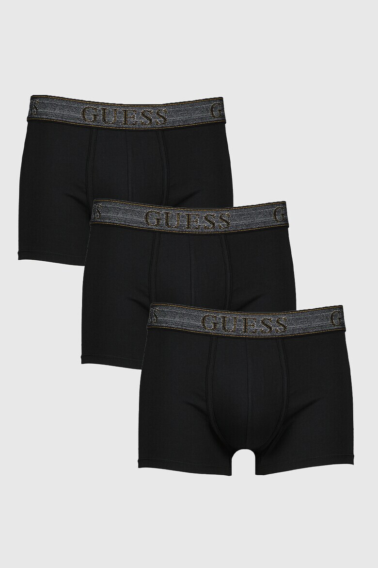 GUESS Боксерки с лого на талията - 3 чифта - Pepit.bg