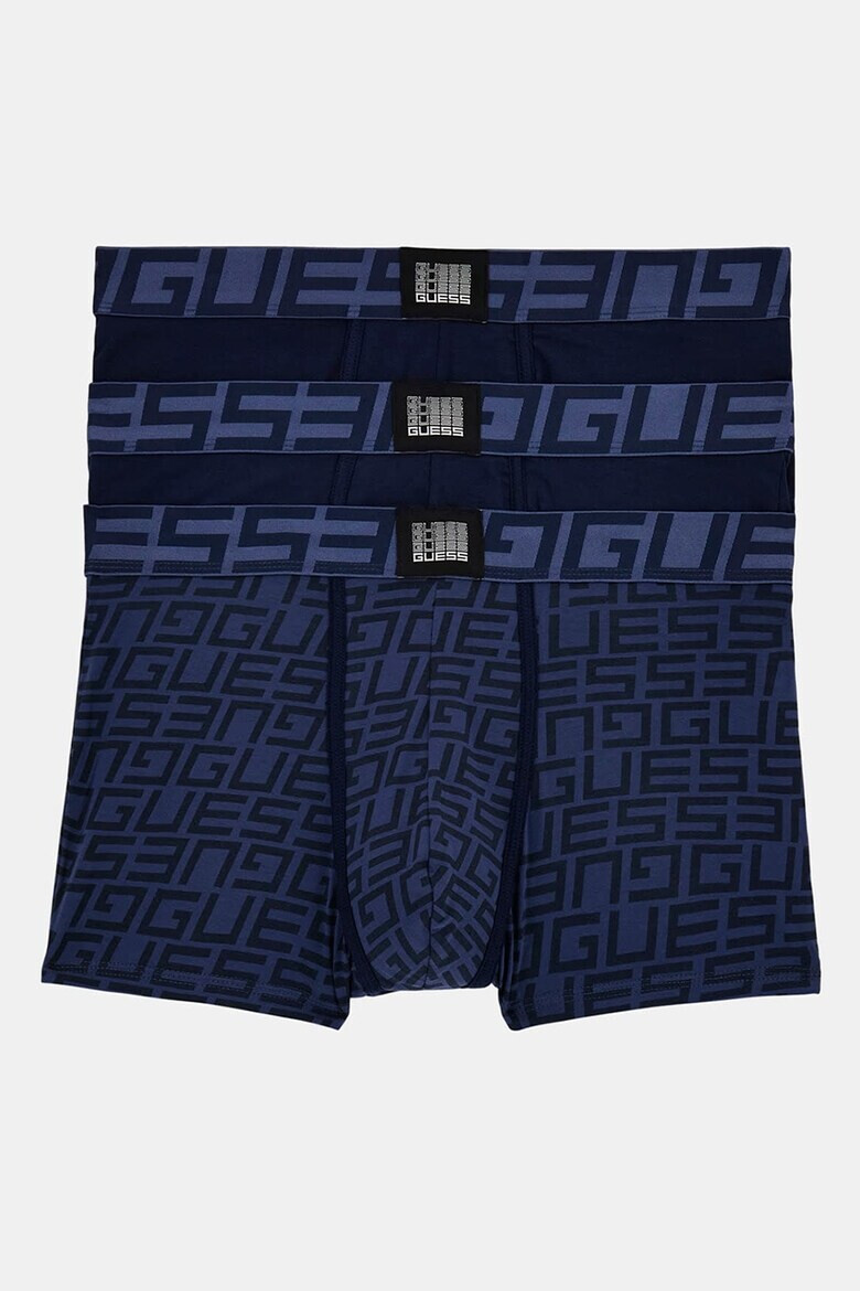 GUESS Боксерки с лого на талията - 3 чифта - Pepit.bg