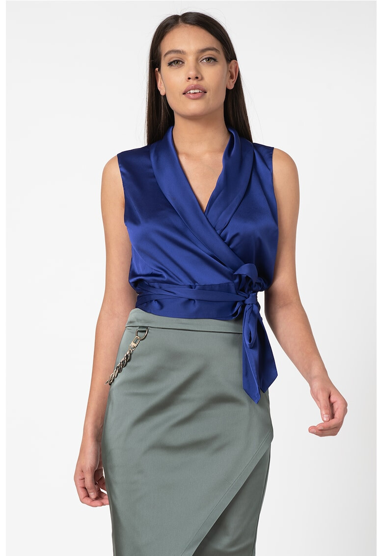 GUESS BY MARCIANO Сатиниран топ - Pepit.bg