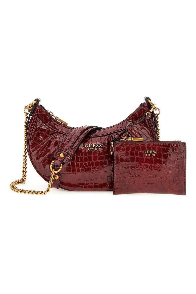GUESS Чанта Clelia с шагрен - Pepit.bg