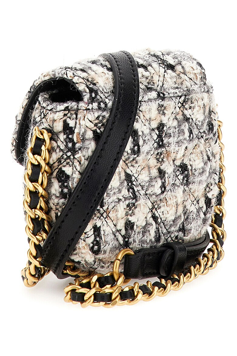 Guess Чанта Giully Tweed с верижка - Pepit.bg
