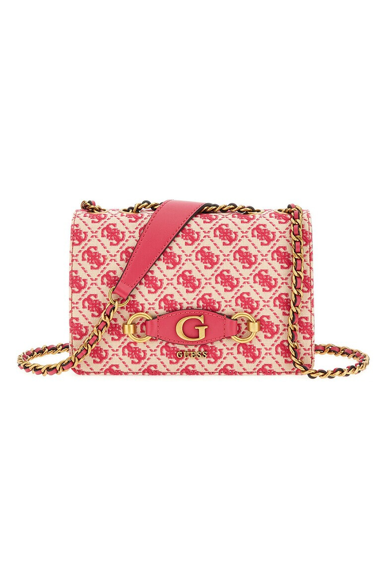 Guess Чанта Izzy с монограм - Pepit.bg