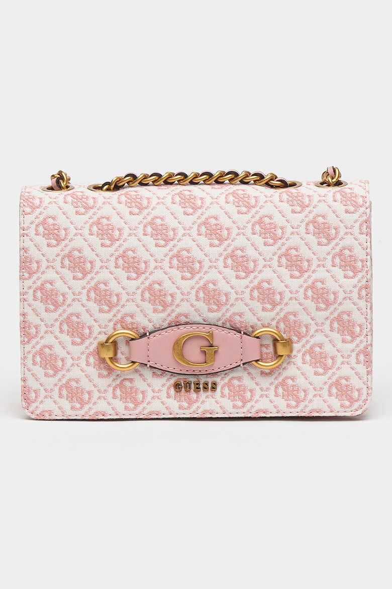 Guess Чанта Izzy с монограм - Pepit.bg