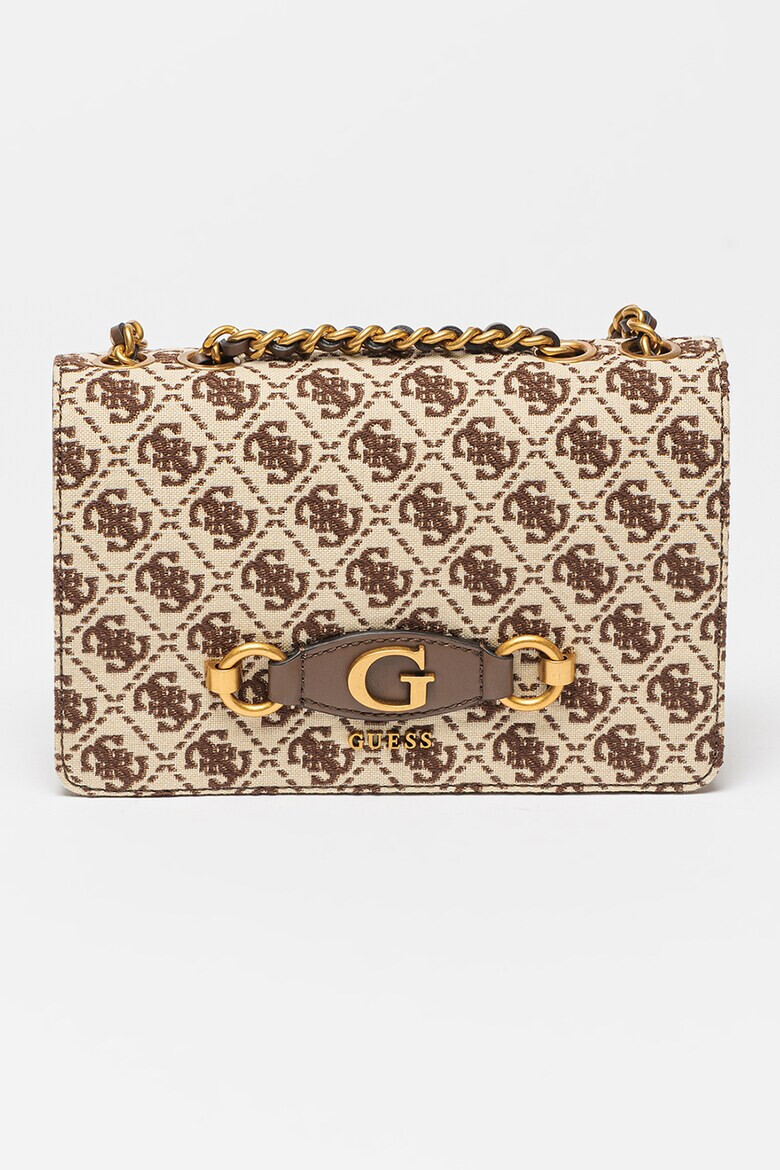 Guess Чанта Izzy с монограм - Pepit.bg